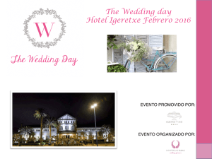 The Wedding day Hotel Igeretxe Febrero 2016