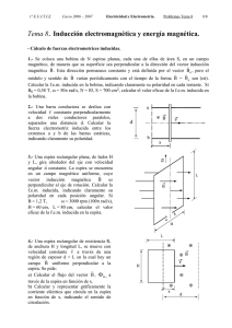 Tema 8. Inducción electromagnética y energía magnética.