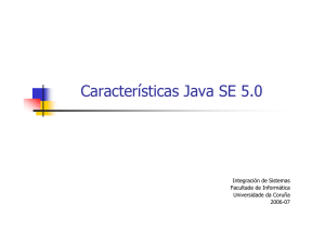Caracteristicas Java SE 5.0