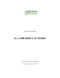 EL LABRADOR Y SU PERRO - Biblioteca Virtual Universal