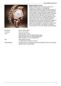 Bulgari Bulgari Catene Bulgari Bulgari Catene is as much a jewel as