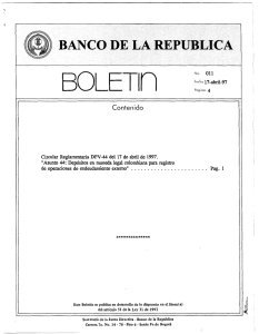 Boletín núm. 11 - Banco de la República