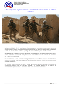 Causa ejército afgano más de un centenar de muertos al Estado