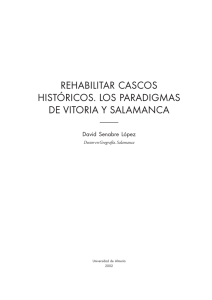 pdf Rehabilitar cascos históricos. Los paradigmas de Vitoria y