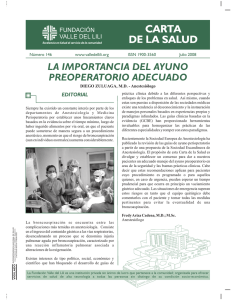 la importancia del ayuno preoperatorio adecuado