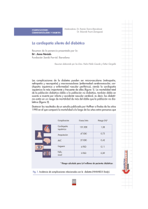 La cardiopatía silente del diabético