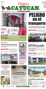 MATAN al pueblo - Diario de Acayucan
