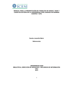 1 manual para la presentación de trabajos de grado, tesis y casos