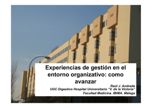 UGC Aparato Digestivo del Hospital. R. Andrade