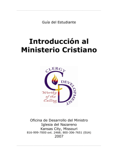 Introducción al Ministerio Cristiano