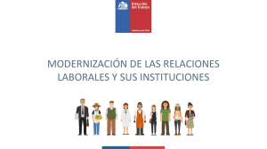 modernización de las relaciones laborales y sus instituciones
