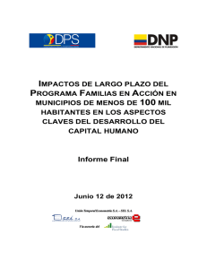 Informe Final - DNP Departamento Nacional de Planeación