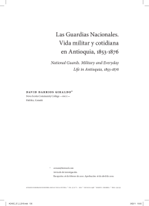 Las Guardias Nacionales. Vida militar y cotidiana en Antioquia
