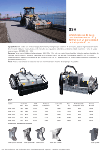 Estabilizadoras de suelo para tractores entre 160 y 400 CV con un