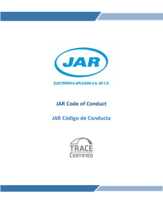 Código de Conducta - Jar Electrónica Aplicada, División
