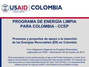 programa de energía limpia para colombia - ccep
