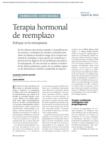 Terapia hormonal de reemplazo