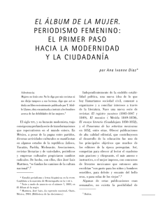 el álbum de la mujer. PERIODISMO FEMENINO: EL PRIMER PASO