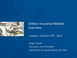 Chilean Insurance Market Overview presentation, 14
