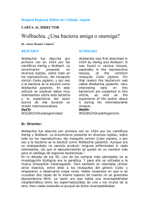 Wolbachia fue descrita por primera vez en 1924 por los científicos