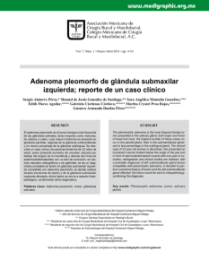 Adenoma pleomorfo de glándula submaxilar