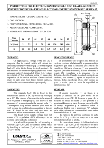 instructions for electromagnetic single disc brakes 4.62