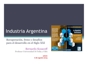 Industria Argentina - Academia Nacional de Ciencias Económicas
