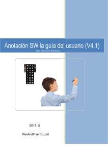 Anotación SW la guía del usuario (V4.1)
