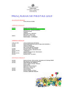 PROG RAMA DE FIESTAS 2015
