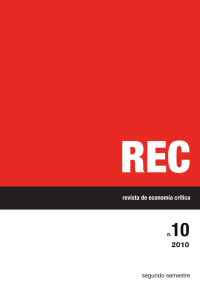 Revista de Economía Crítica, nº 10, segundo semestre de 2010