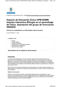 Espacio de Educación Único UPM-EEMM