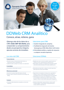 DDWeb CRM Analítico