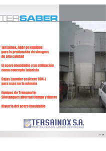 Tersainox, lider en equipos para la producción de vinagres de alta
