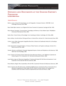 Distance and Documents at the Spanish Empire`s Periphery