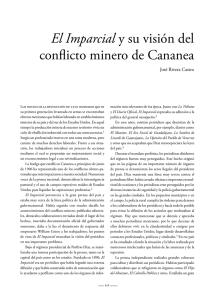 El Imparcial y su visión del conflicto minero de Cananea