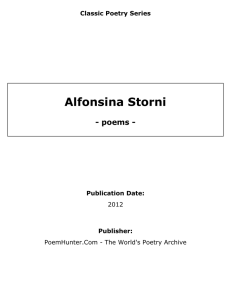 Alfonsina Storni - poems