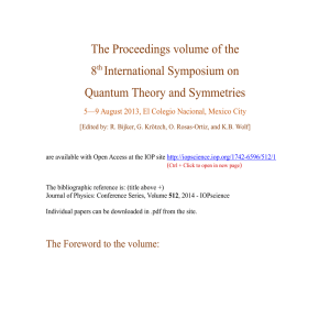 The Proceedings volume of the 8th International Symposium on