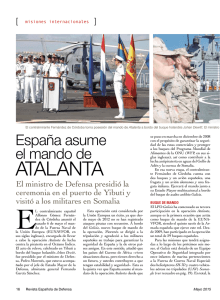 España asume el mando de la Atalanta