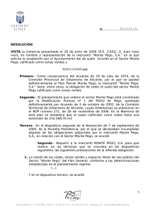 Resolución de 14 de Agosto de 2006, de la Alcaldía Presidencia