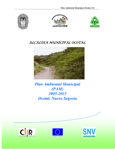 Plan Ambiental Municipal (PAM) 2005