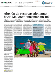Aluvión de reservas alemanas hacia Mallorca: aumentan