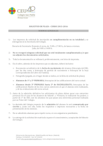 Normas, Ideario, Uniforme, Firmas Conjunta 2015-16