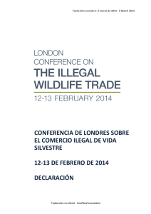 Declaration: London Conference on the Illegal Wildlife Trade