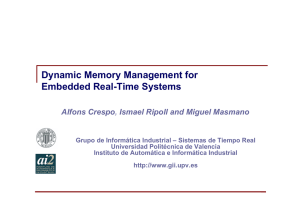 Dynamic Memory Management for Embedded Real