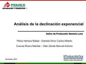 Declinacion exponencial - Asociación de Ingenieros Petroleros