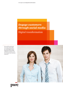 Digital Transformation - Engage customers through social