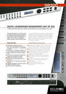 digital loudspeaker management unit dp 300