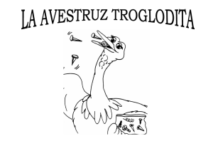 El avestruz troglodita fichas para colorear en pdf