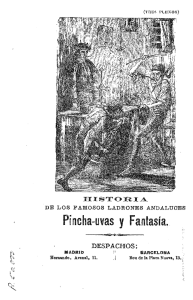 Pincha-uvas y Fantasía. - Biblioteca Tomás Navarro Tomás