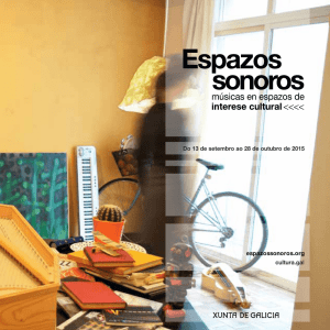 Catálogo de Espazos Sonoros 2015
